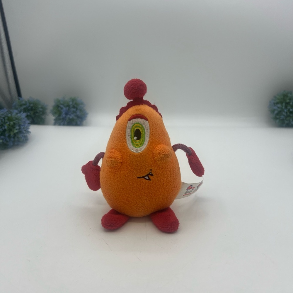 Annoying Monsters Aggravating Alfred Animated Orange Monster Plush keychain Rare